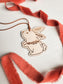 Folk Bunny - Easter Basket Tag