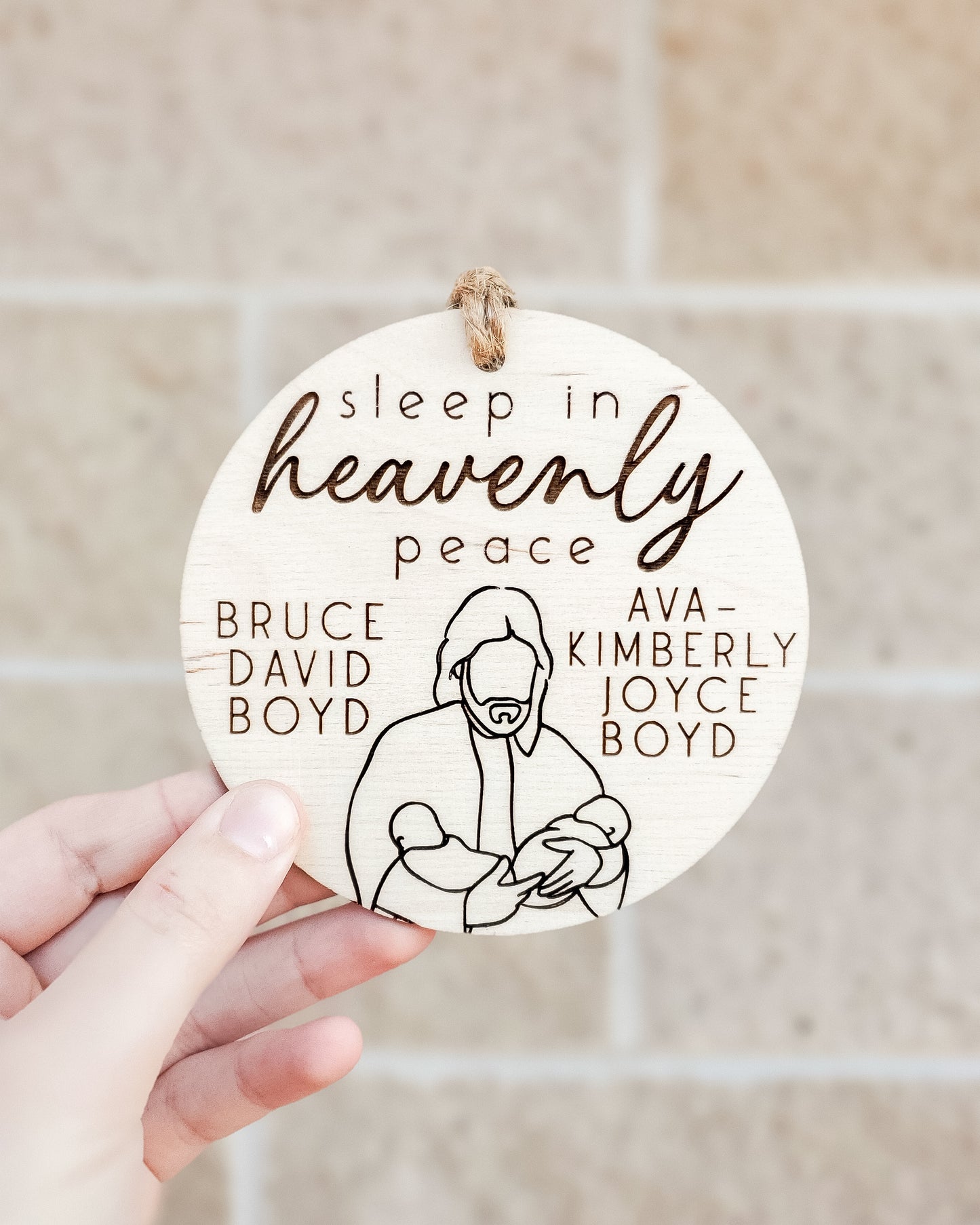 Double Sided Infant/Child Loss Ornament