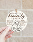 Double Sided Infant/Child Loss Ornament