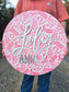 Pink Cowgirl Name Sign