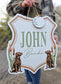 Chocolate Lab Crest Hospital Door Hanger