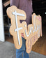 The Finley Bow Layered Name Sign