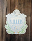 Blue Goose + Greenery Hospital Door Hanger