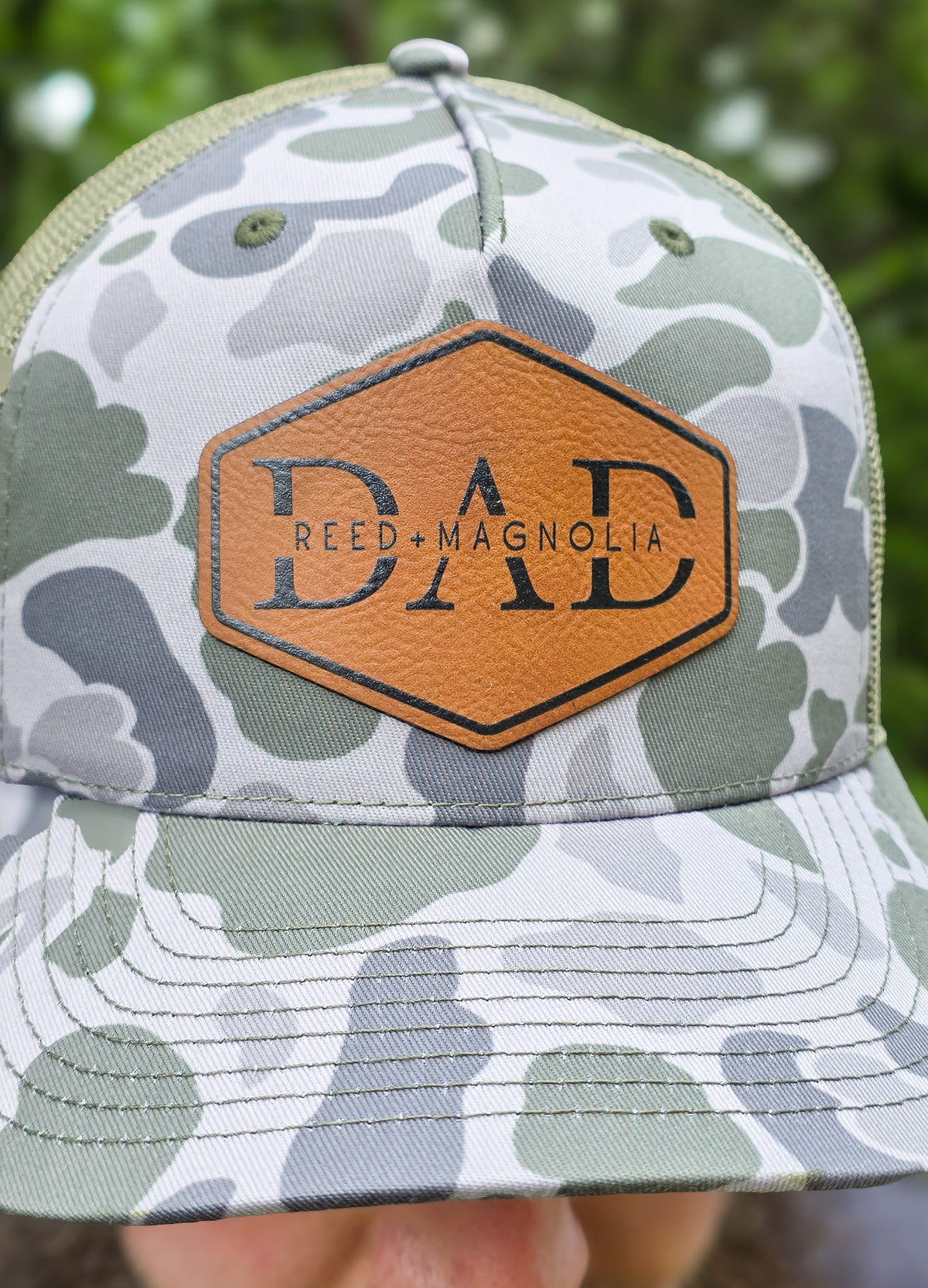 Custom UV Printed Patch Hat | Richardson 112 | Camo Trucker Hat | Personalized Dad Hat