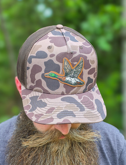 Custom UV Printed Patch Hat | Richardson 112 | Camo Trucker Hat | Personalized Dad Hat