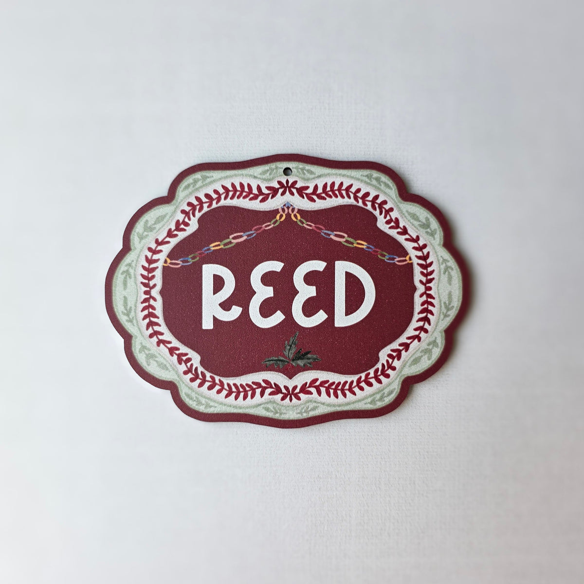 Personalized Christmas Stocking Tag, Custom Gift Tag, Stocking Name Tag, Whimsy Christmas Tag, Folk Christmas Decor, Custom Stocking Tag