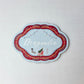 Personalized Christmas Stocking Tag, Custom Gift Tag, Stocking Name Tag, Whimsy Christmas Tag, Folk Christmas Decor, Custom Stocking Tag