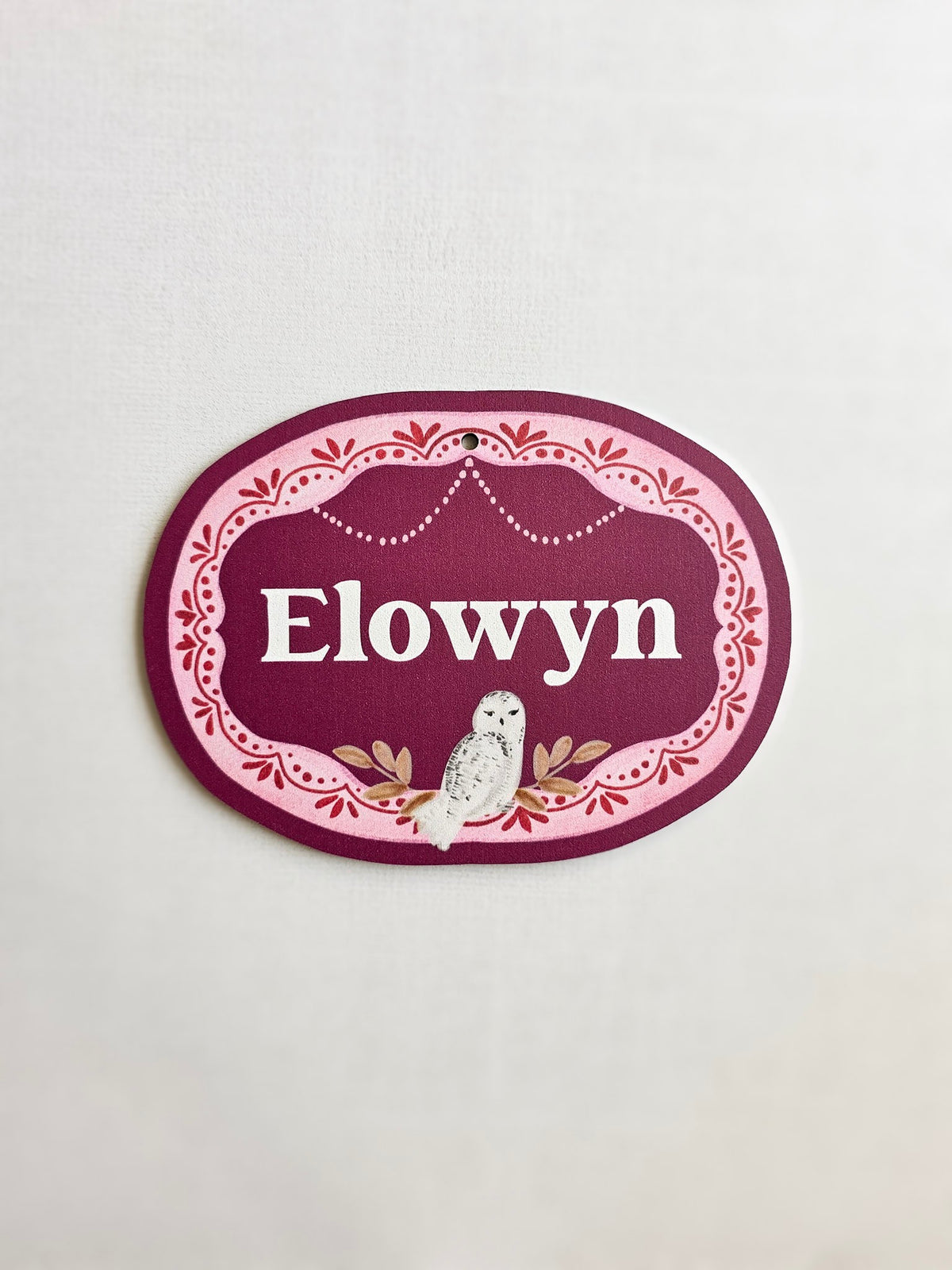 Personalized Halloween Boo Basket Tag, Custom Trick or Treat Basket Name Tag, Whimsical Kids Halloween Gift, UV Printed MDF