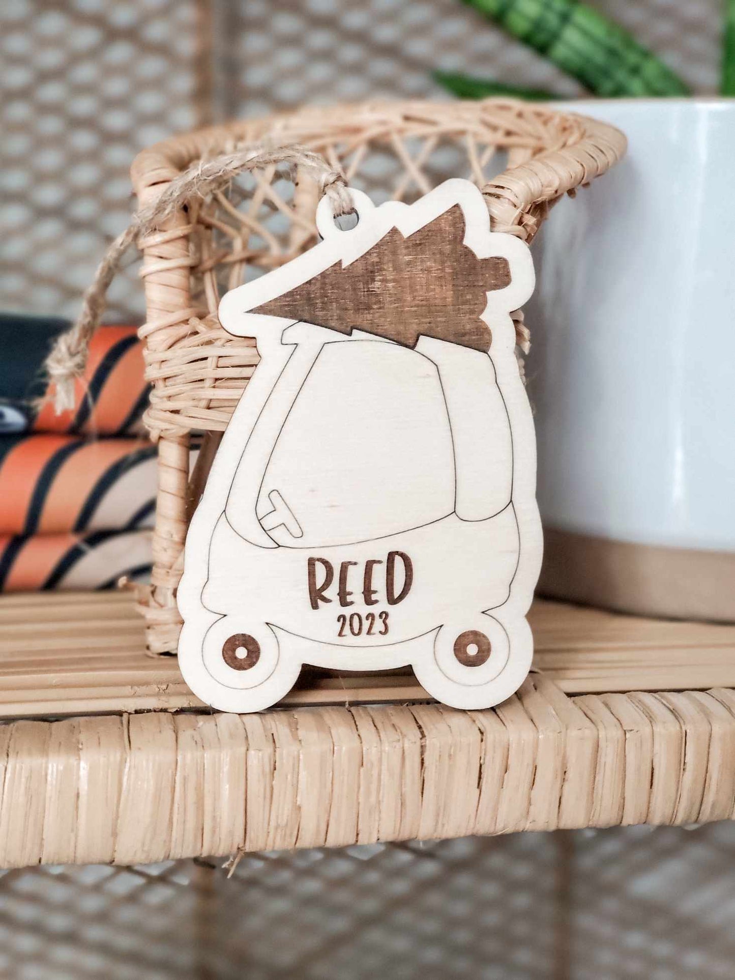 Engraved Cozy Coupe or Cozy Truck Ornament