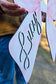 Pink Bow Printed 3D Name Sign