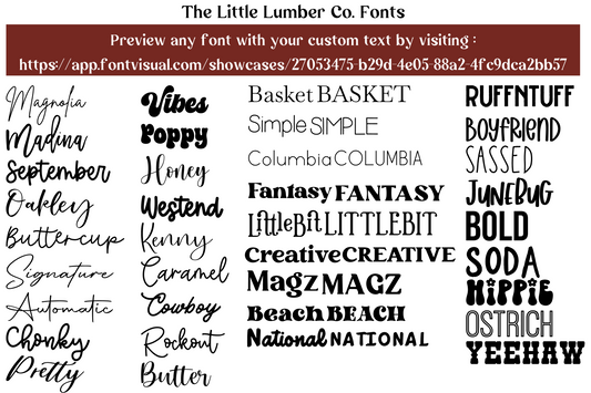 Wood Personalized Custom Layered Name Sign