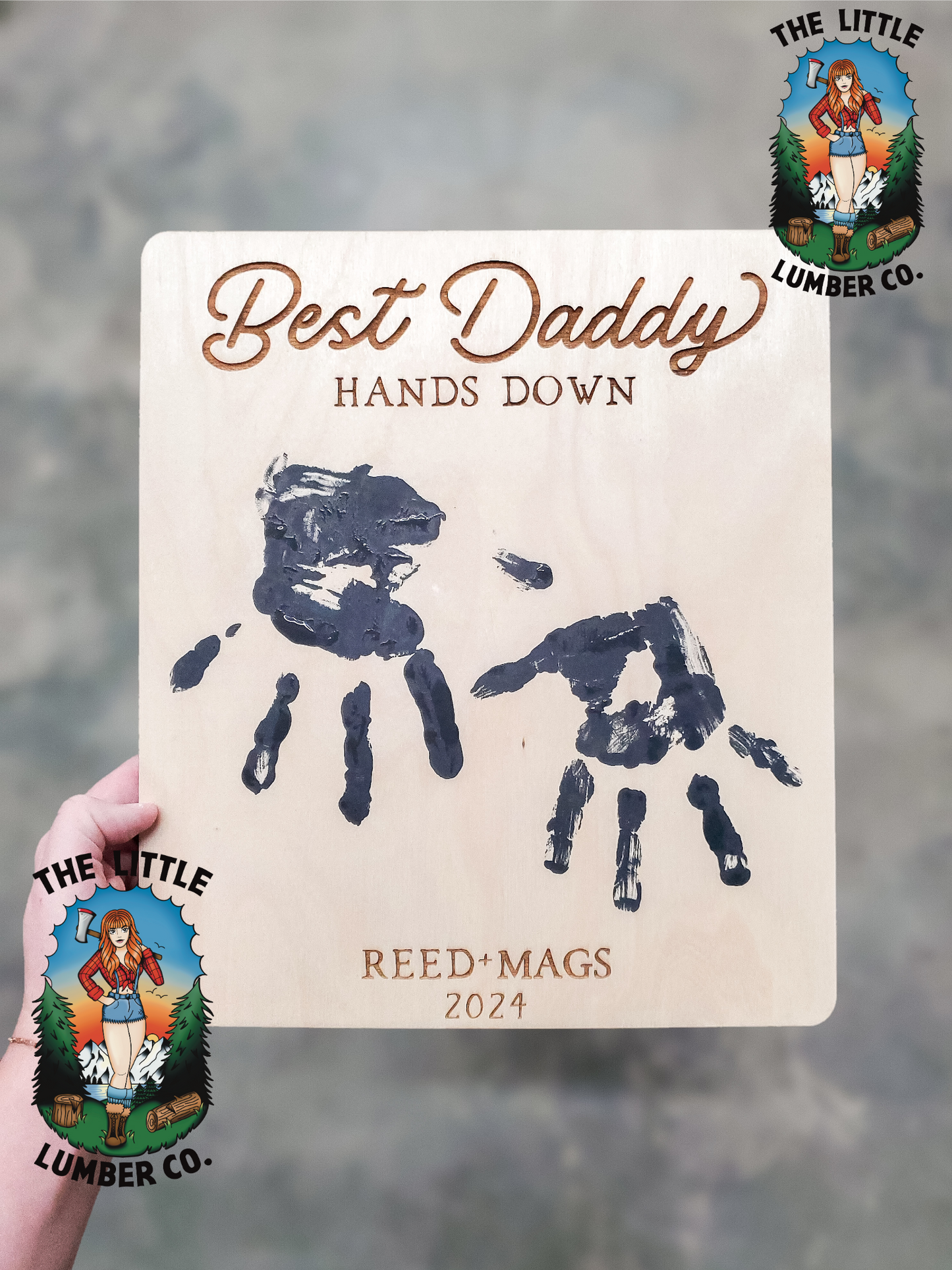 Best Daddy (or custom name) Hands Down