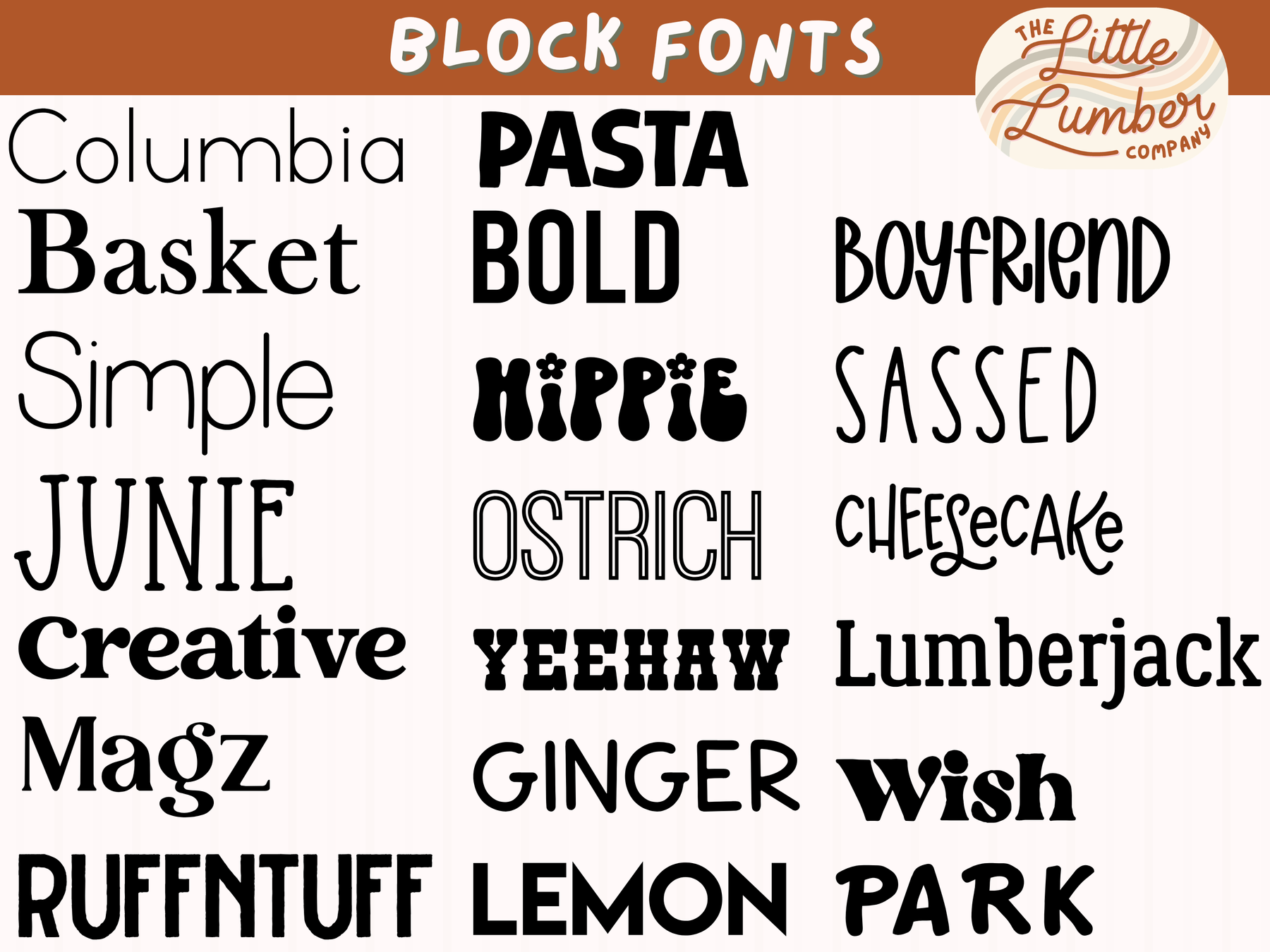 Name Cutouts (Lettering Only, No Backer)