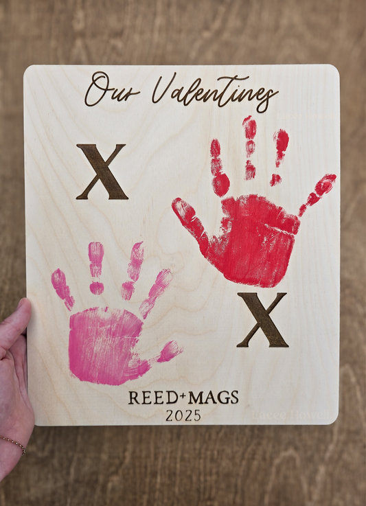 Valentines Handprint Keepsake