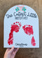 The Cutest Mistletoes DIY Footprint Keepsake